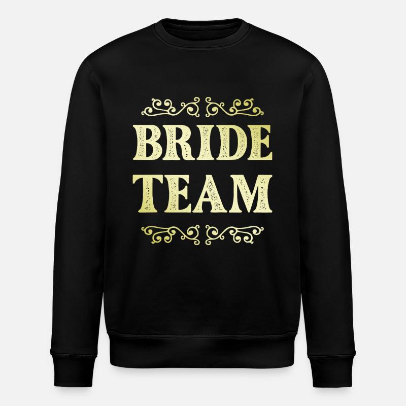 Bride Team - Stanley/Stella Unisex Bio-Sweatshirt ROLLER - Schwarz