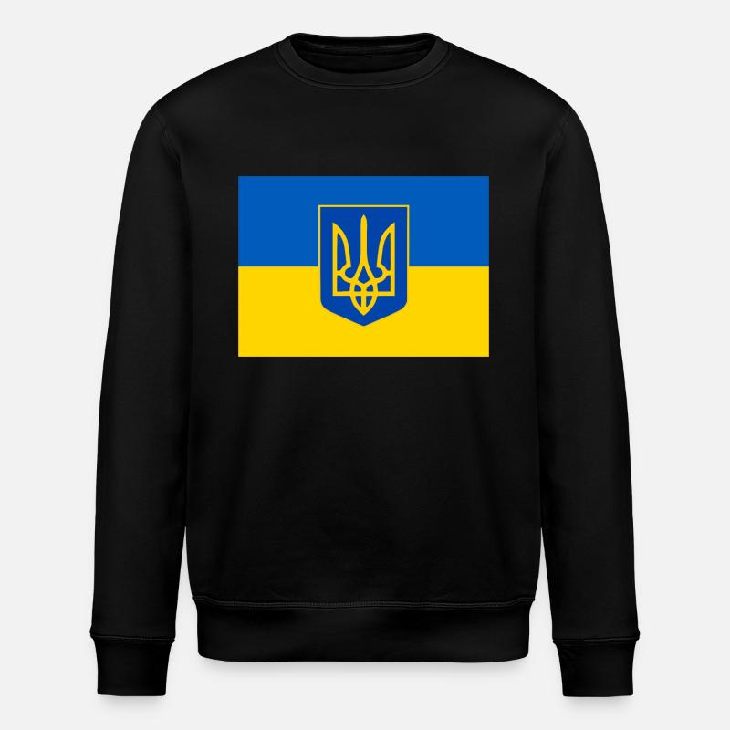 Ukraine - Stanley/Stella Unisex Bio-Sweatshirt ROLLER - Schwarz