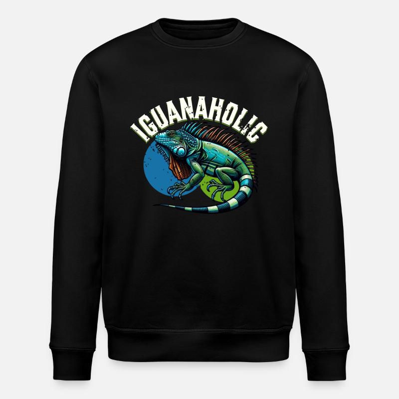 Leguan - Stanley/Stella Unisex Bio-Sweatshirt ROLLER - Schwarz