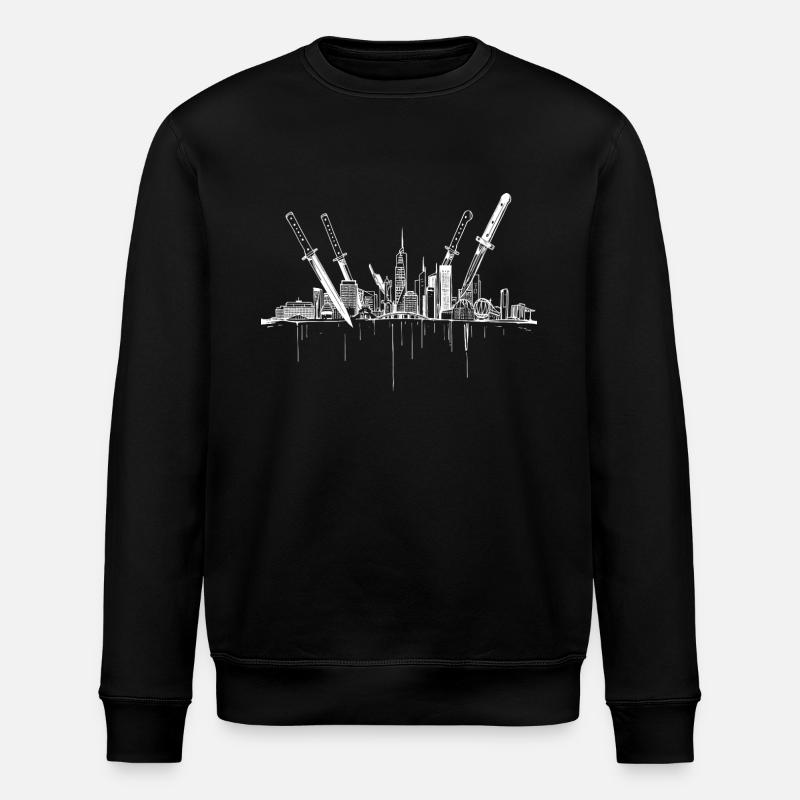 Ville de Messer - Sweat bio ROLLER Stanley/Stella Unisexe - noir