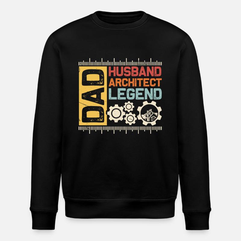 Architekt - Stanley/Stella Unisex Bio-Sweatshirt ROLLER - Schwarz