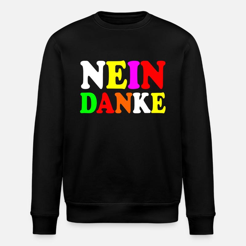 Nein danke - Stanley/Stella Unisex Bio-Sweatshirt ROLLER - Schwarz