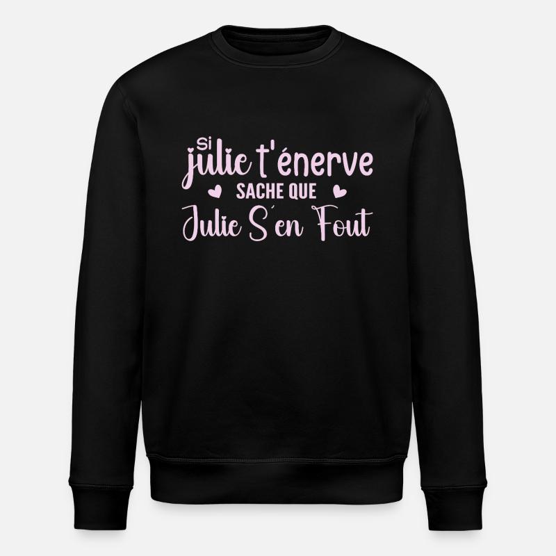julie - Sweat bio ROLLER Stanley/Stella Unisexe - noir