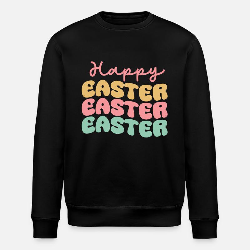 Joyeuses Pâques - Sweat bio ROLLER Stanley/Stella Unisexe - noir