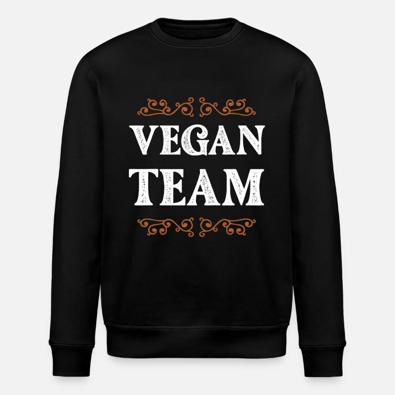 Vegan Team - Stanley/Stella Unisex Bio-Sweatshirt ROLLER - Schwarz