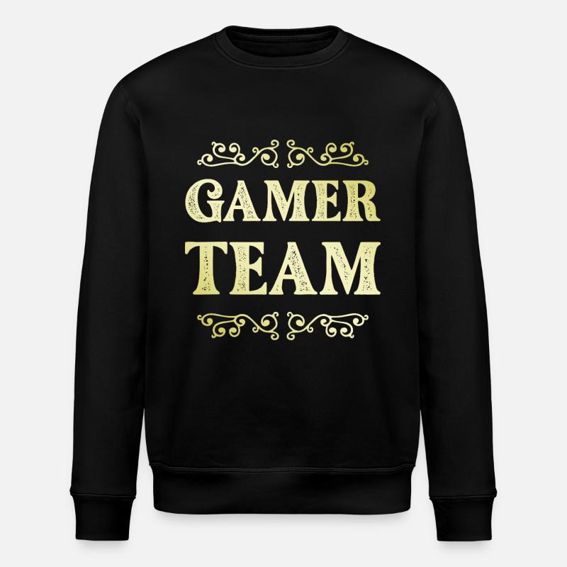 Gamer Team - Stanley/Stella Unisex Bio-Sweatshirt ROLLER - Schwarz