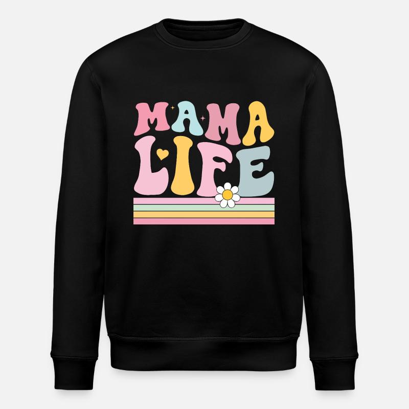 Vie de maman - Sweat bio ROLLER Stanley/Stella Unisexe - noir