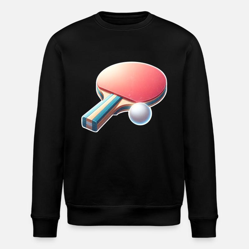 Ping-pong - Sweat bio ROLLER Stanley/Stella Unisexe - noir