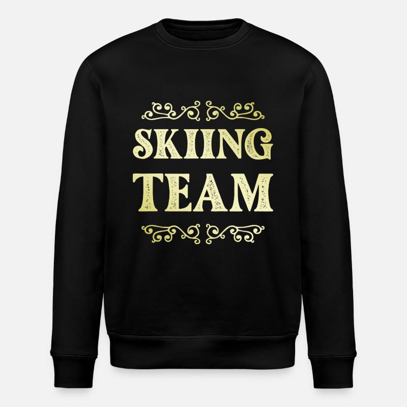 Équipe de ski - Sweat bio ROLLER Stanley/Stella Unisexe - noir