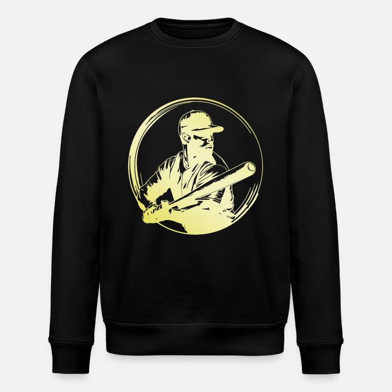 Homme de baseball - Sweat bio ROLLER Stanley/Stella Unisexe - noir