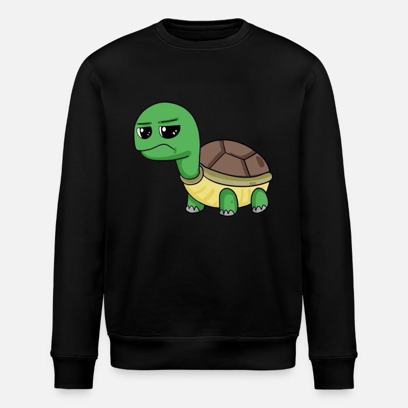 Turtle - Stanley/Stella ROLLER Unisex Organic Sweatshirt - black