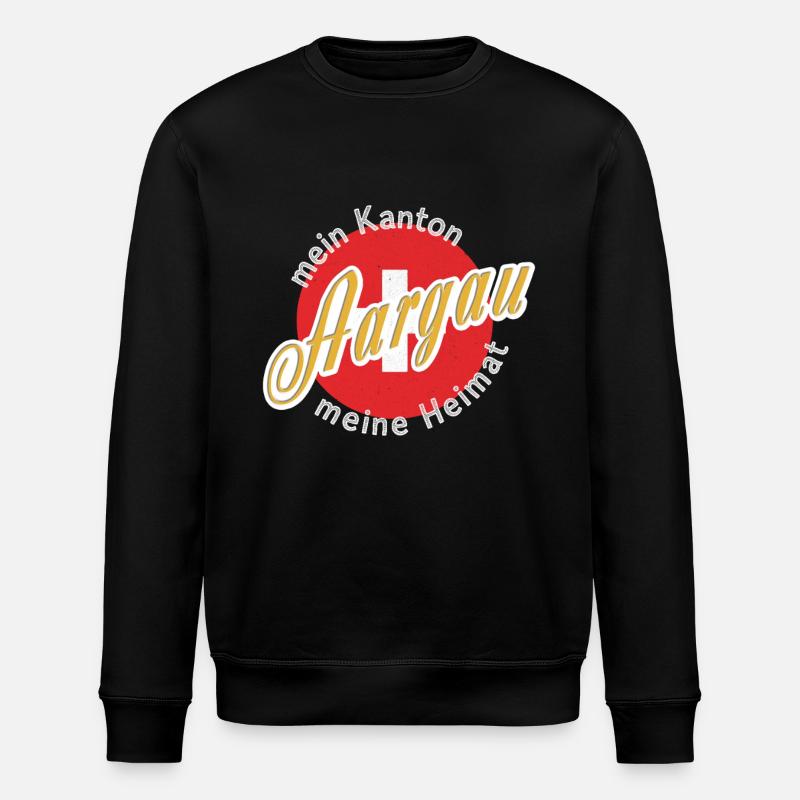 My Home Aargau Gift - Stanley/Stella ROLLER Unisex Organic Sweatshirt - black