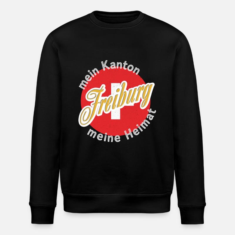 My Home Freiburg Gift - Stanley/Stella ROLLER Unisex Organic Sweatshirt - black