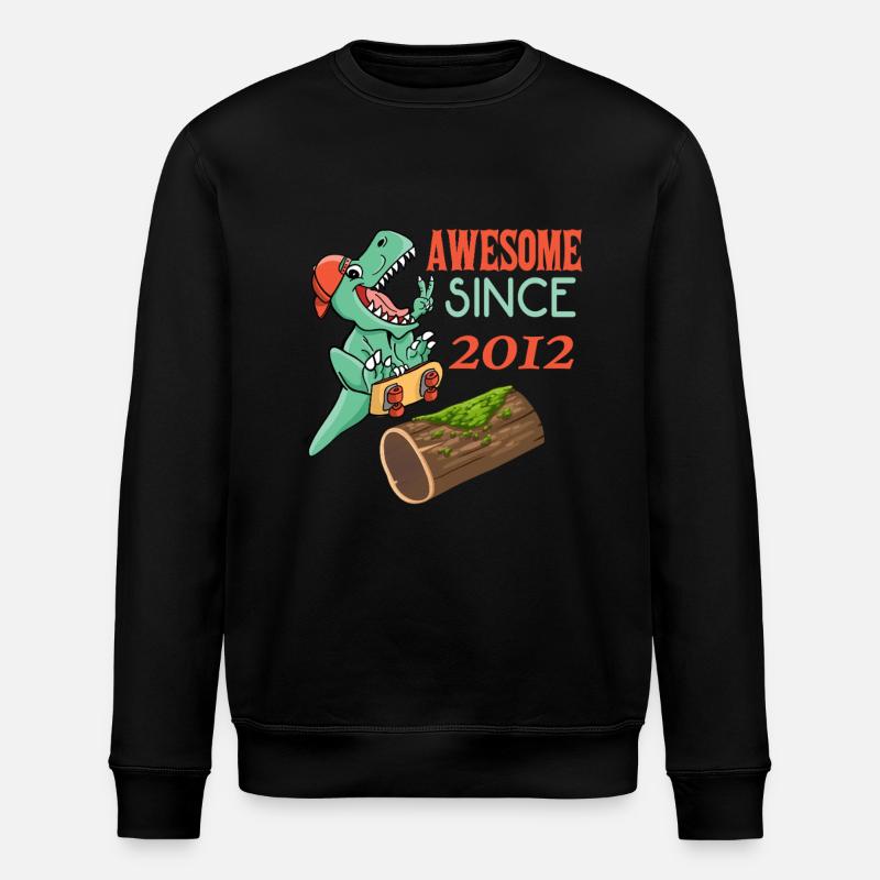 Dino Skater Anniversaire 2012 - Sweat bio ROLLER Stanley/Stella Unisexe - noir