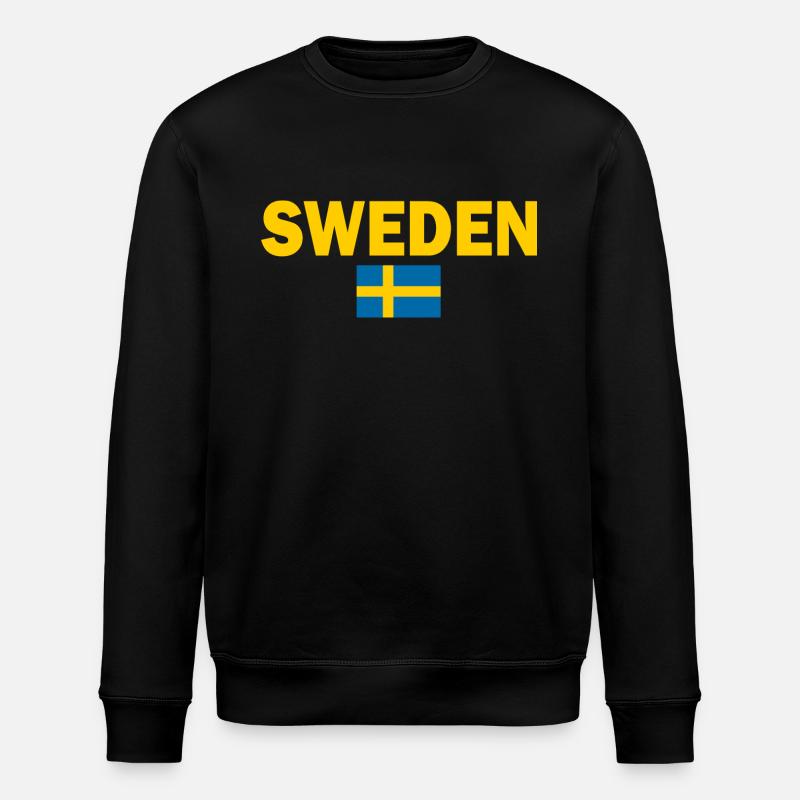 Sweden - Sweat bio ROLLER Stanley/Stella Unisexe - noir