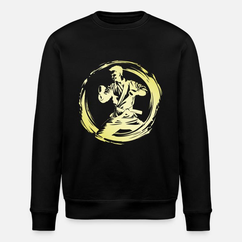 Karaté Homme - Sweat bio ROLLER Stanley/Stella Unisexe - noir