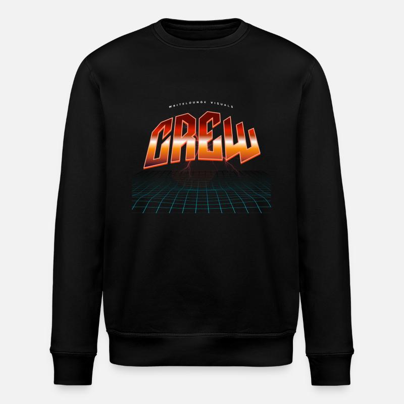 Crew - Stanley/Stella ROLLER Unisex Organic Sweatshirt - black