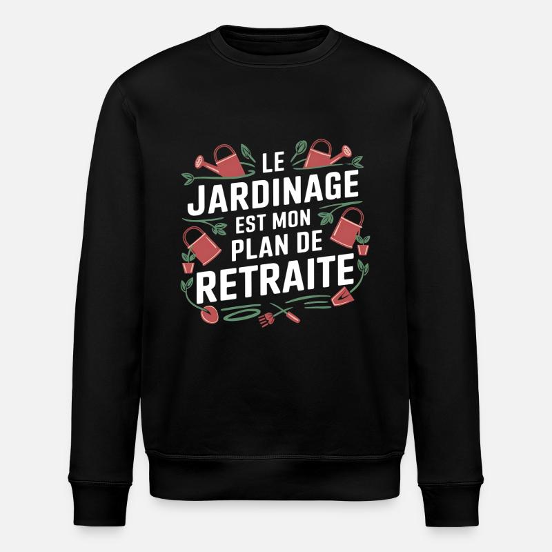 Plan Retraite - Sweat bio ROLLER Stanley/Stella Unisexe - noir