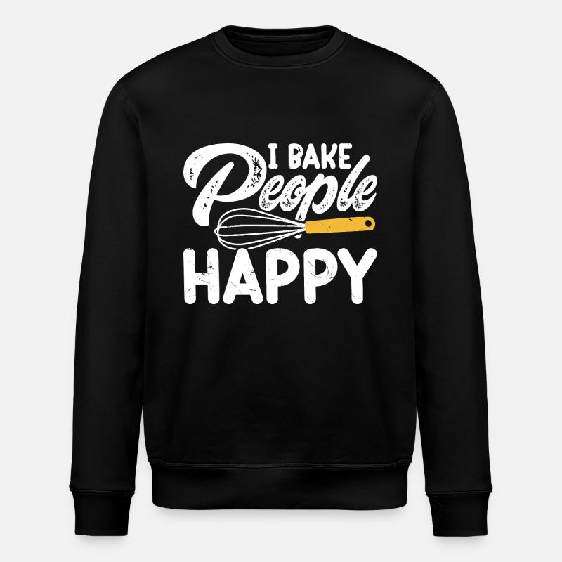 Baking Baker Bakery - Stanley/Stella ROLLER Unisex Organic Sweatshirt - black