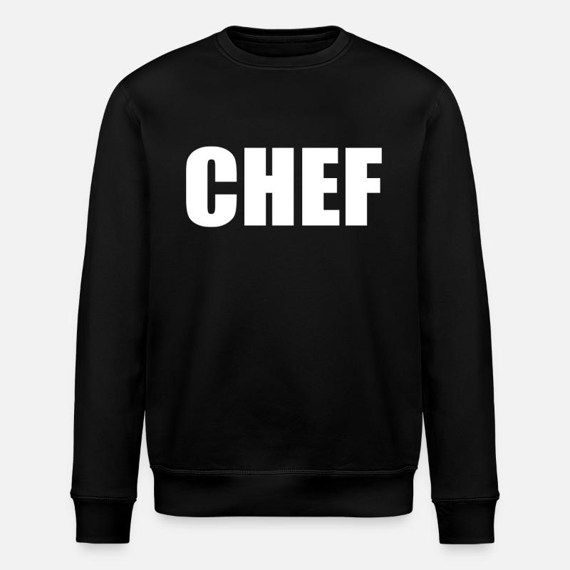 Chef - Sweat bio ROLLER Stanley/Stella Unisexe - noir