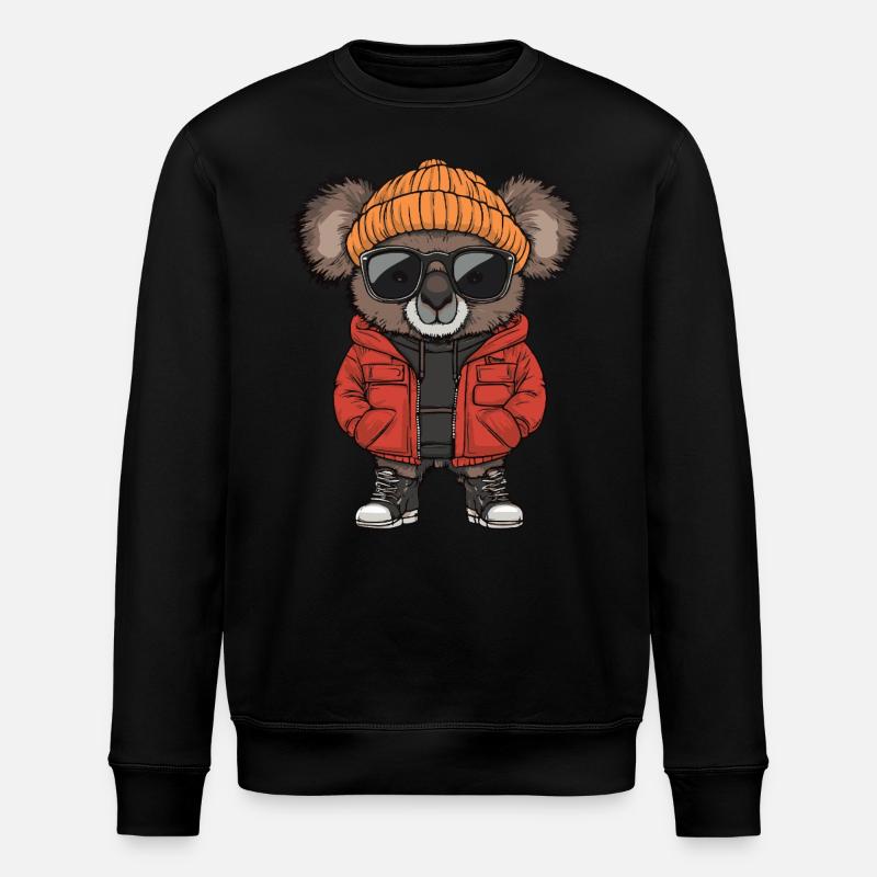 Koala Cool BD - Sweat bio ROLLER Stanley/Stella Unisexe - noir