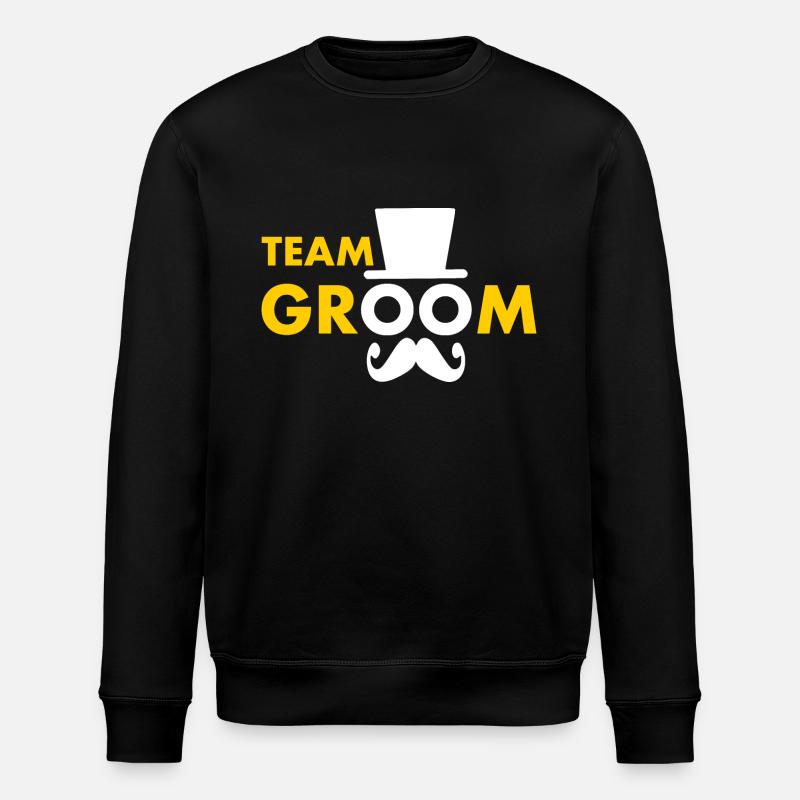 Team groom - Stanley/Stella ROLLER Unisex Organic Sweatshirt - black