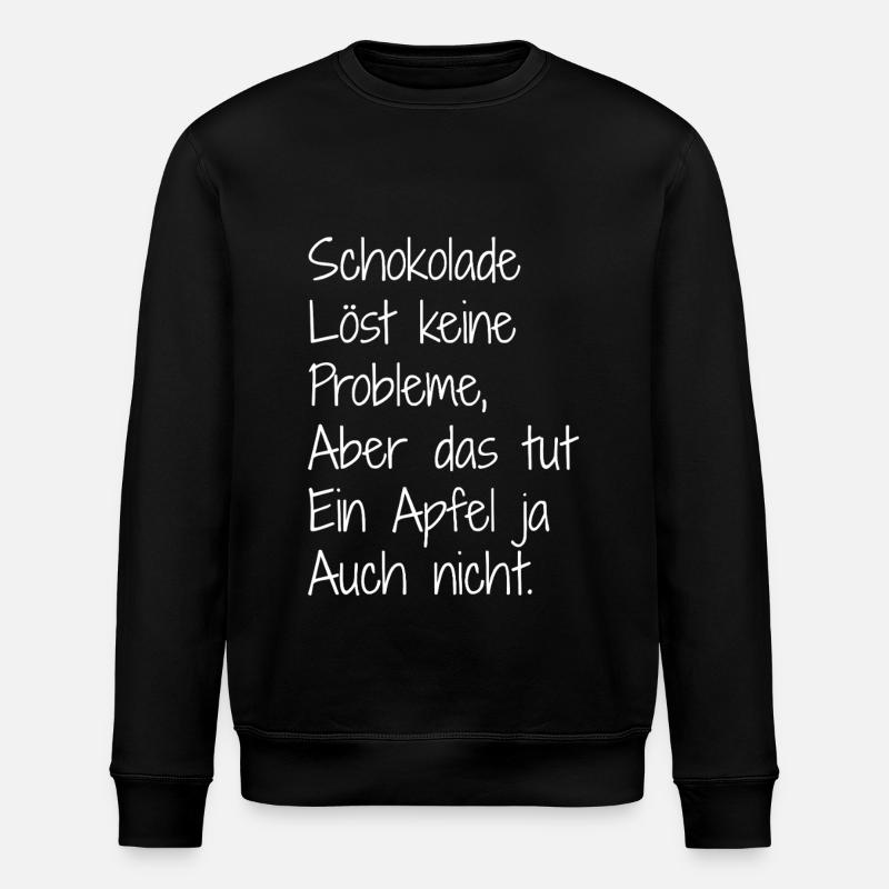 Chocolat et. Pomme - Sweat bio ROLLER Stanley/Stella Unisexe - noir