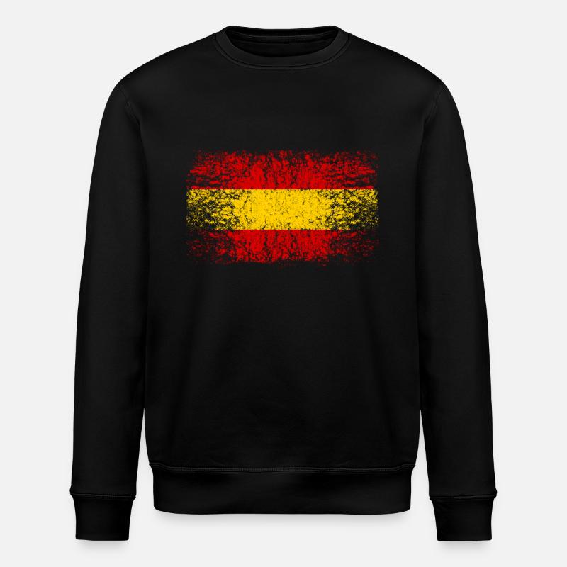 Espagne 002 dessins ronds - Sweat bio ROLLER Stanley/Stella Unisexe - noir