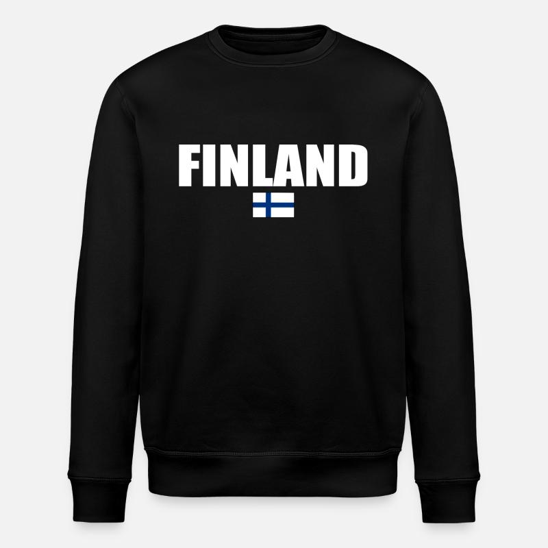 Finlande - Sweat bio ROLLER Stanley/Stella Unisexe - noir