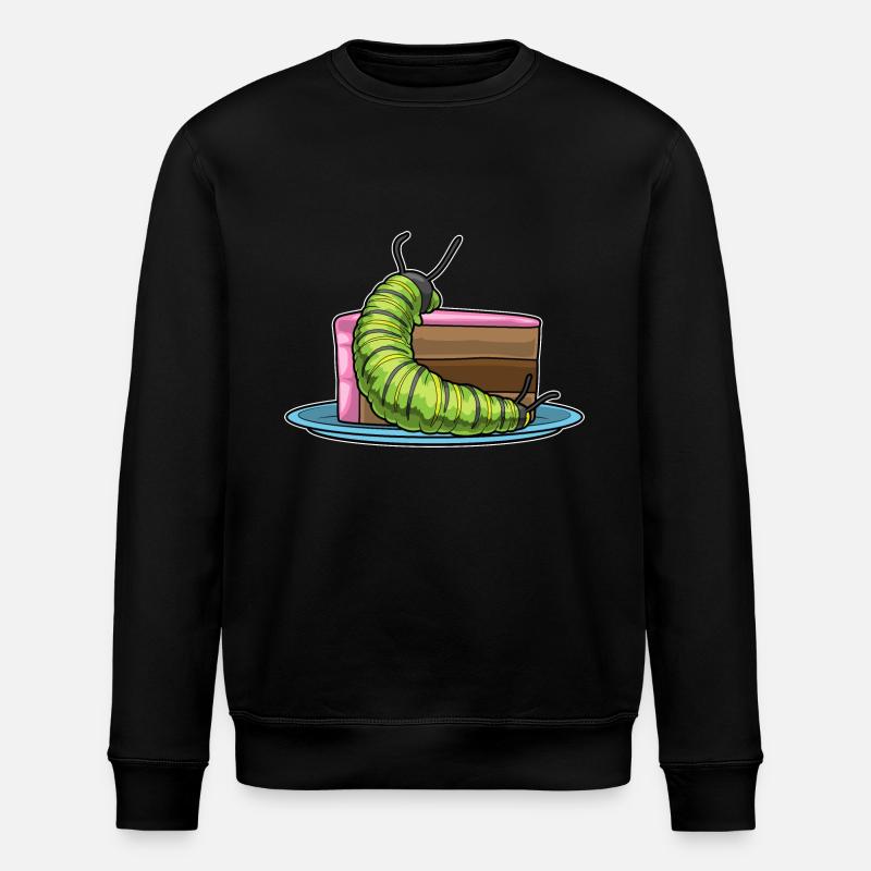 Raupe Kuchen - Stanley/Stella Unisex Bio-Sweatshirt ROLLER - Schwarz