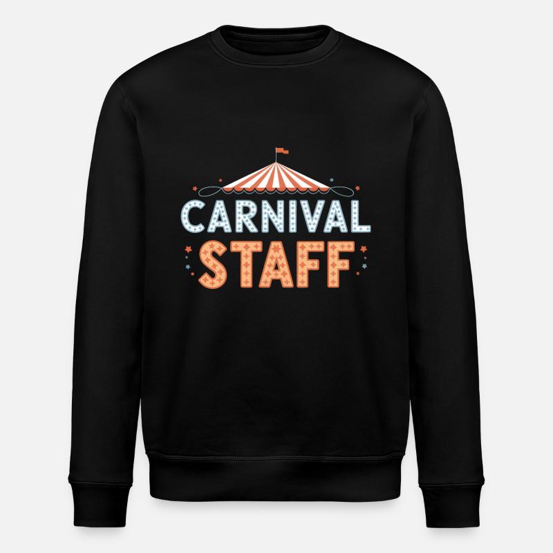 Circus Carnival Carnival - Stanley/Stella ROLLER Unisex Organic Sweatshirt - black