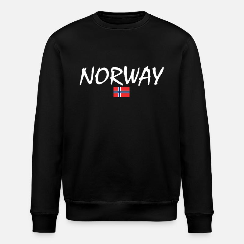 Norway - Stanley/Stella ROLLER Unisex Organic Sweatshirt - black