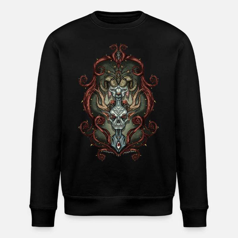 Cadre Monstre 2 - Sweat bio ROLLER Stanley/Stella Unisexe - noir