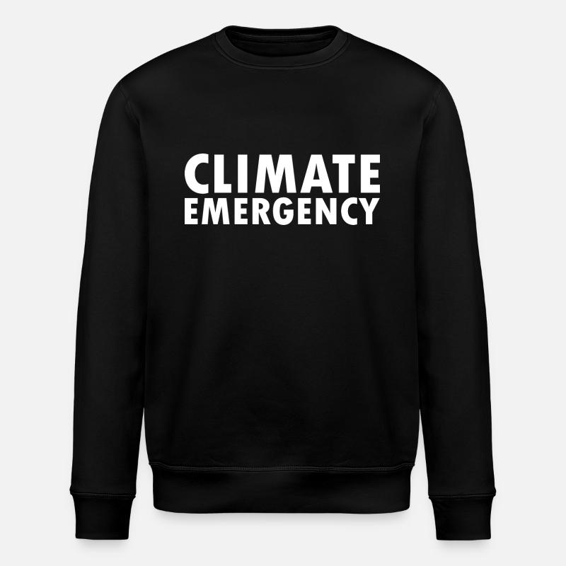Climate emergency - Stanley/Stella Unisex Bio-Sweatshirt ROLLER - Schwarz