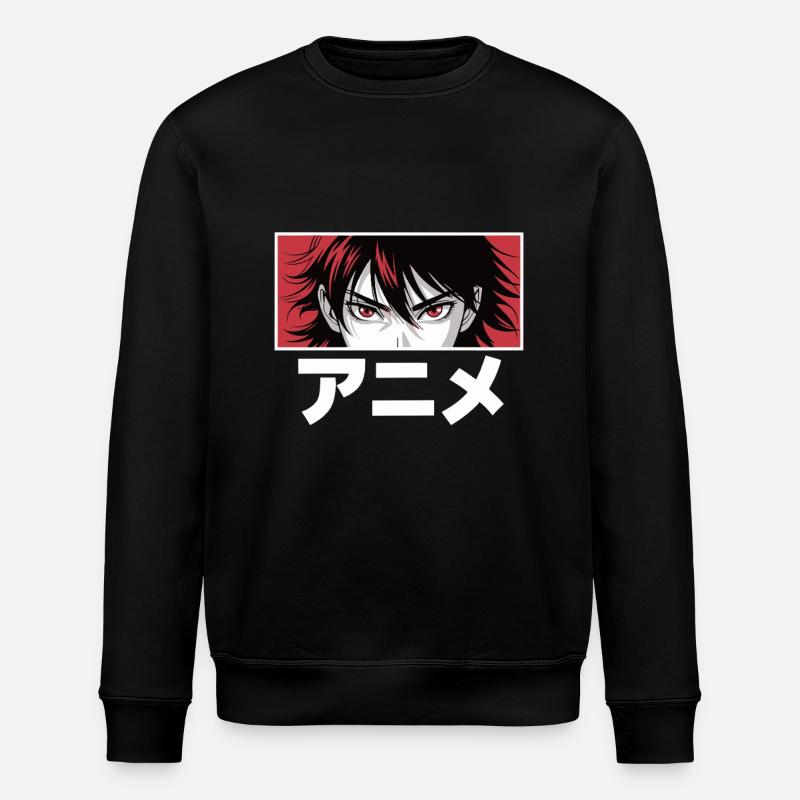 Yeux d’anime - Sweat bio ROLLER Stanley/Stella Unisexe - noir