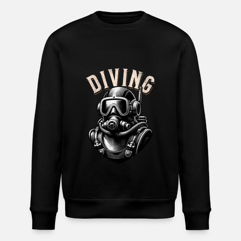 Plongée - Sweat bio ROLLER Stanley/Stella Unisexe - noir