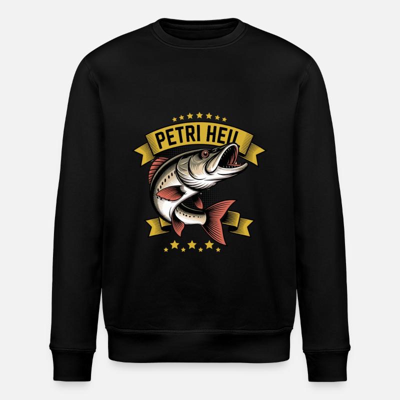 Petri Heil - Stanley/Stella Unisex Bio-Sweatshirt ROLLER - Schwarz