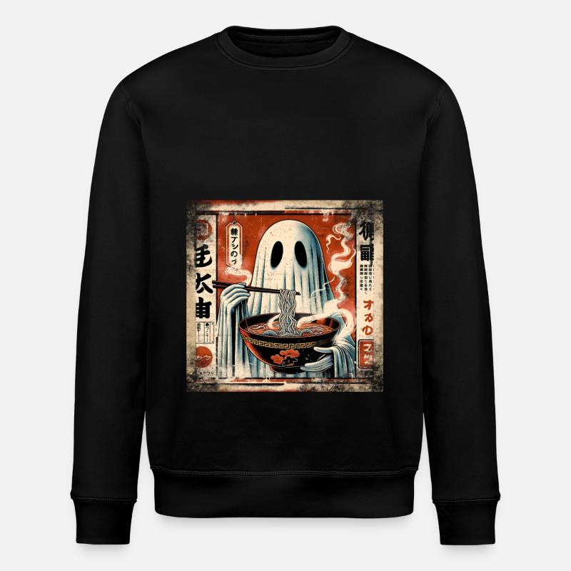 Ramen Ghost Grunge Style d’affiche - Sweat bio ROLLER Stanley/Stella Unisexe - noir
