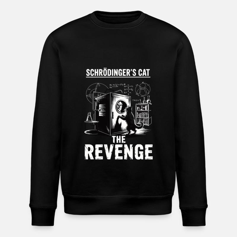 Le chat de Schroedinger Revenge - Sweat bio ROLLER Stanley/Stella Unisexe - noir