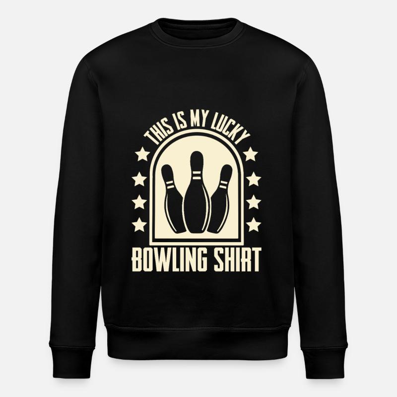 Bowling - Sweat bio ROLLER Stanley/Stella Unisexe - noir