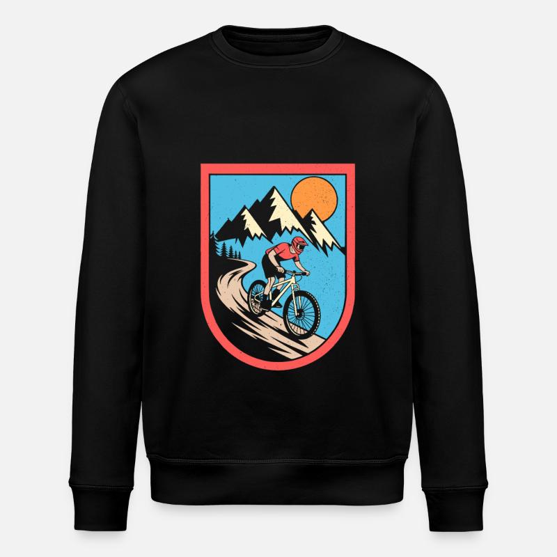 VTT Vélo Cyclisme - Sweat bio ROLLER Stanley/Stella Unisexe - noir