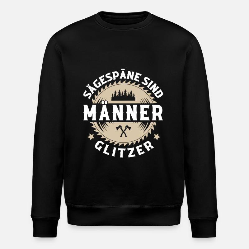 Holzfäller - Stanley/Stella Unisex Bio-Sweatshirt ROLLER - Schwarz
