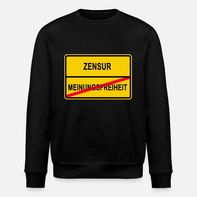 Censure - Liberté d’expression - Sweat bio ROLLER Stanley/Stella Unisexe - noir