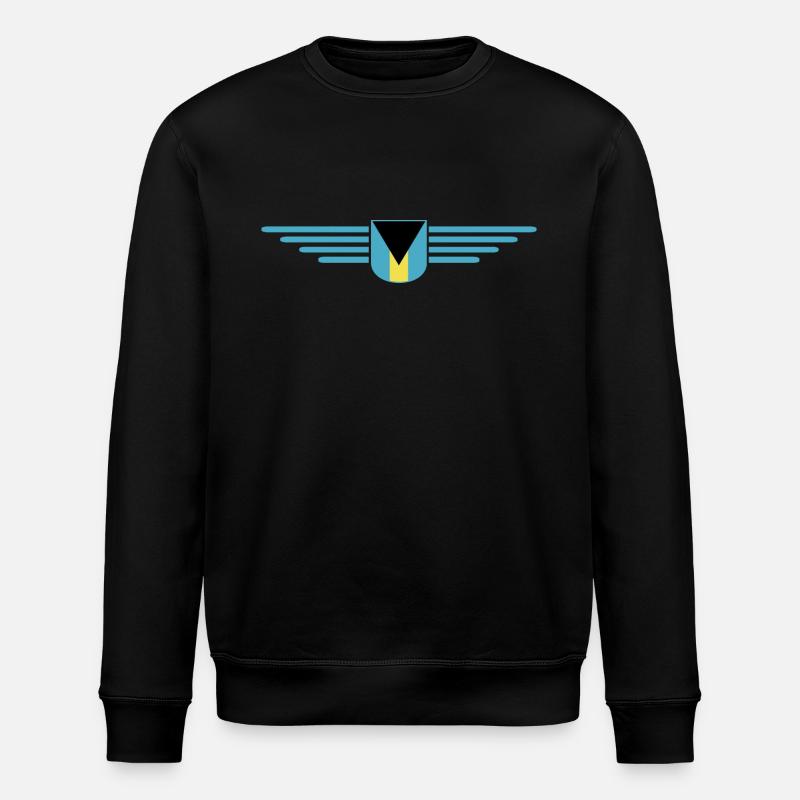 Fans des Bahamas : Design tropical - Sweat bio ROLLER Stanley/Stella Unisexe - noir