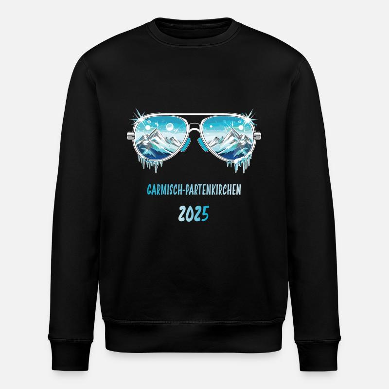GARMISCH PARTENKIRCHEN 2025 - Stanley/Stella Unisex Bio-Sweatshirt ROLLER - Schwarz