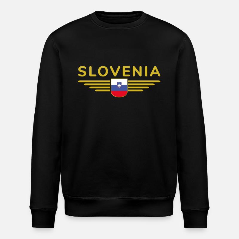 Design slovène élégant - Sweat bio ROLLER Stanley/Stella Unisexe - noir