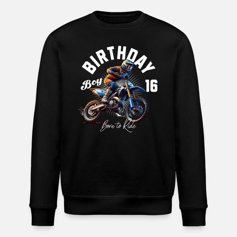 16e anniversaire de motocross - Sweat bio ROLLER Stanley/Stella Unisexe - noir