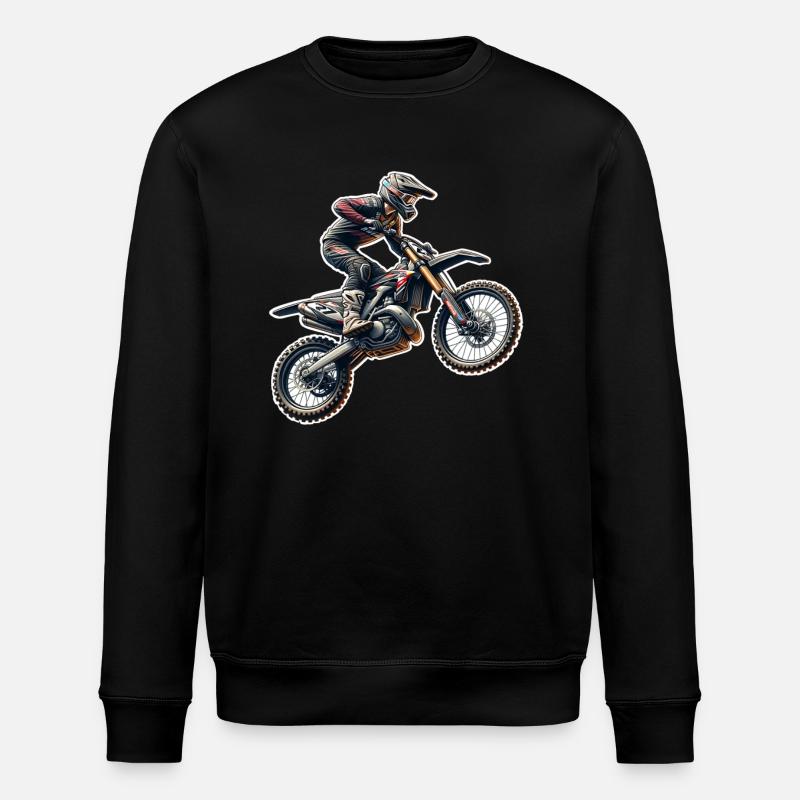 Motocross - Stanley/Stella Unisex Bio-Sweatshirt ROLLER - Schwarz