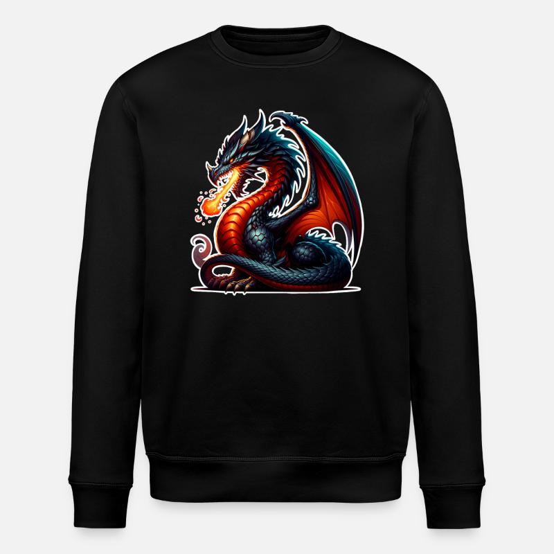 Dragon - Sweat bio ROLLER Stanley/Stella Unisexe - noir