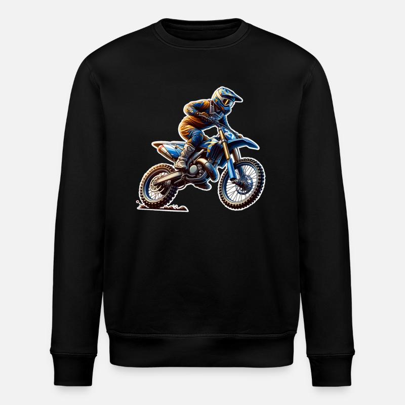 Motocross - Sweat bio ROLLER Stanley/Stella Unisexe - noir